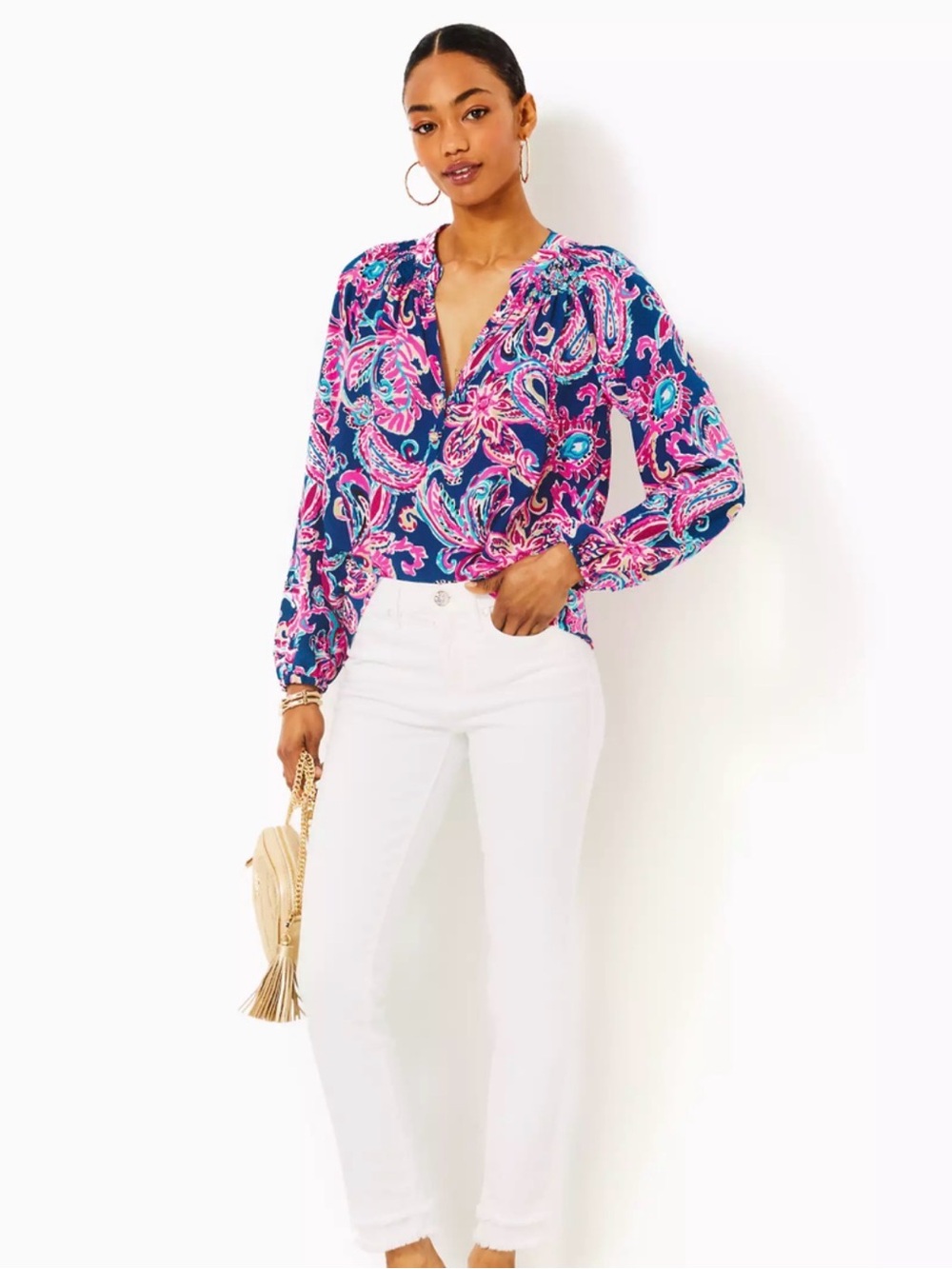 Lilly Pulitzer Elsa Silk Top